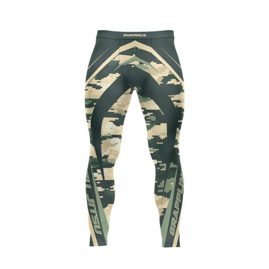 Rashninja Digital Green Camouflage Men's Spats