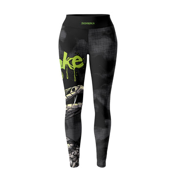 Rashninja Green Viper Snake Women's Leggings