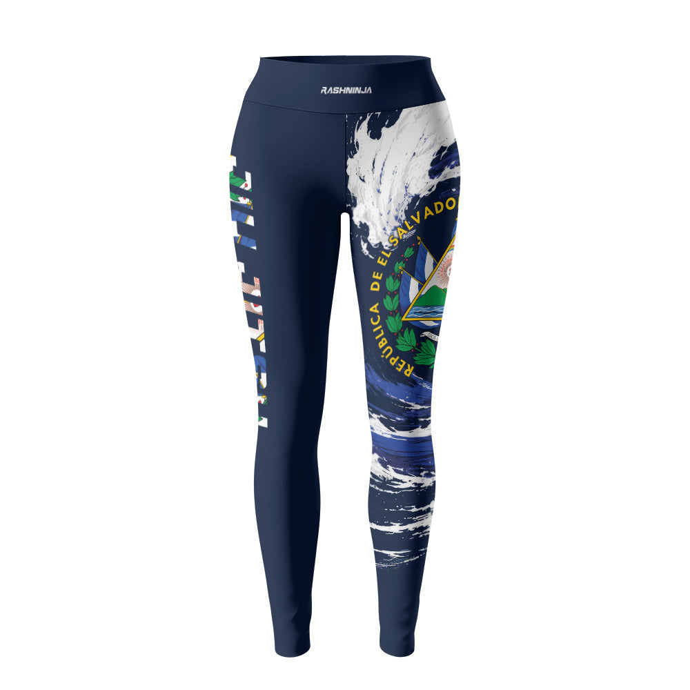 Rashninja Patriot El Salvador Flag Women's Leggings