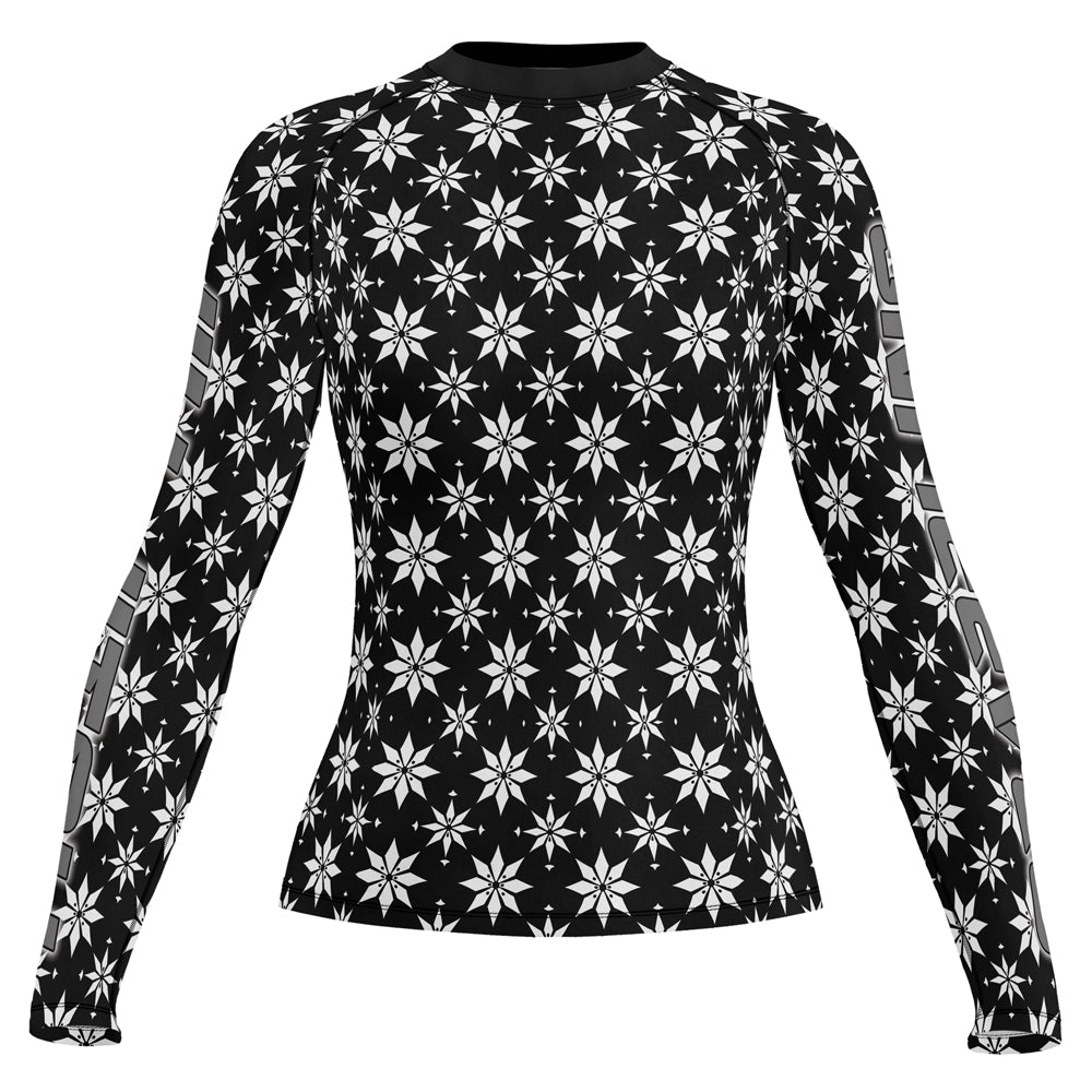 Rashninja Camouflage Black Fusion Women's Long Sleeve Rash Guard