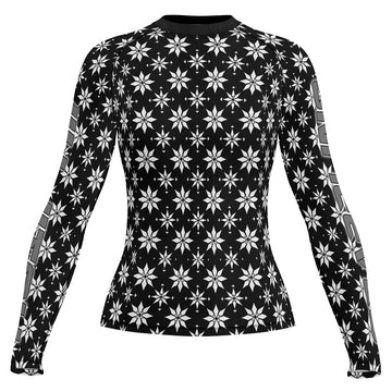 Rashninja Camouflage Black Fusion Women's Long Sleeve Rash Guard
