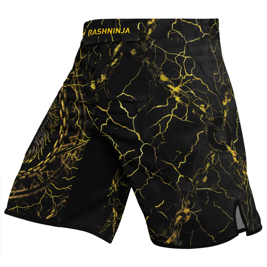 Rashninja Viking Fenrir Wol Men's Fight Shorts