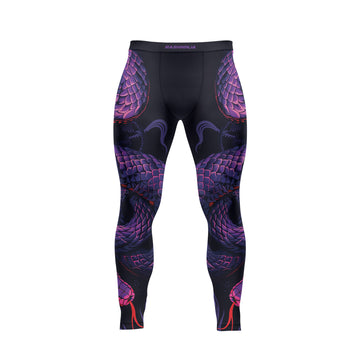 Rashninja Purple Snake Men's Spats