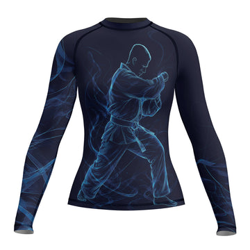 Rashninja Cyber Martial Artist Women's Long Sleeve Rash Guard
