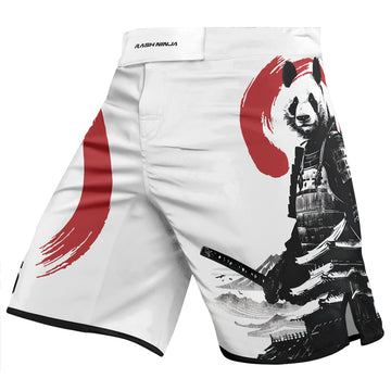 Rashninja Panda Samurai Frost Men's Fight Shorts