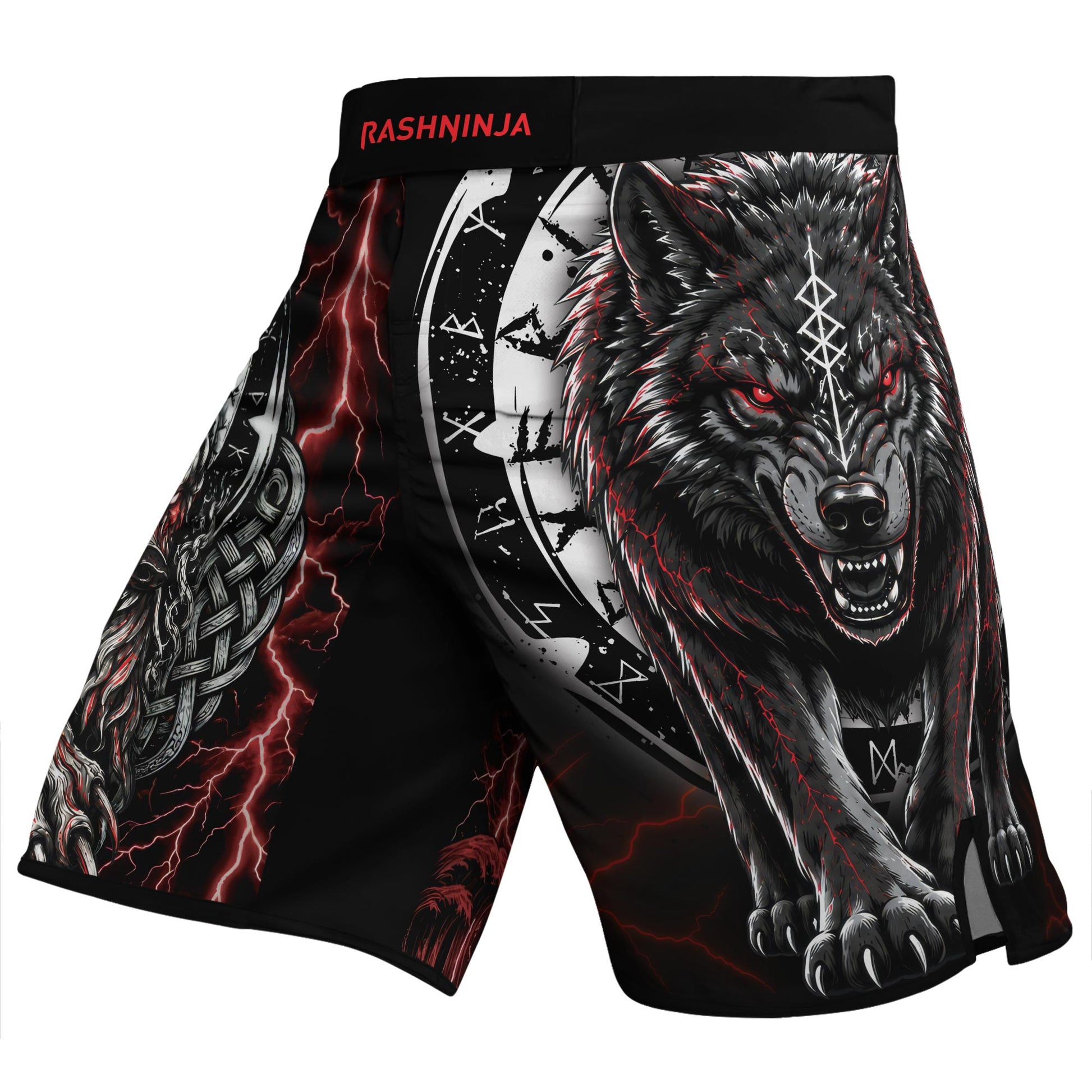 Rashninja Blood Fenrir Wolf Women's Short Sleeve Rash Guard
