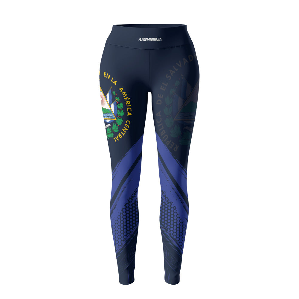 Rashninja Patriot El Salvador Flag Women's Leggings