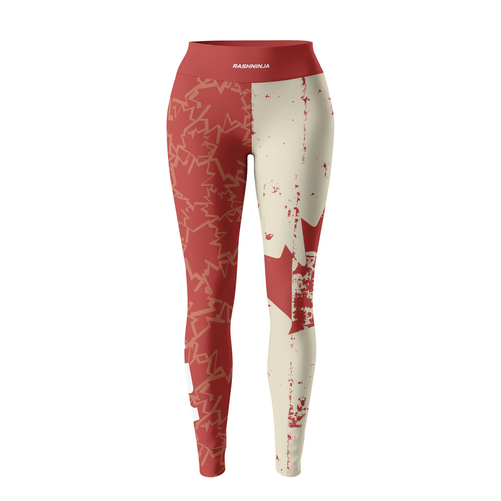 Rashninja Patriot Canada Flag Women's Leggings