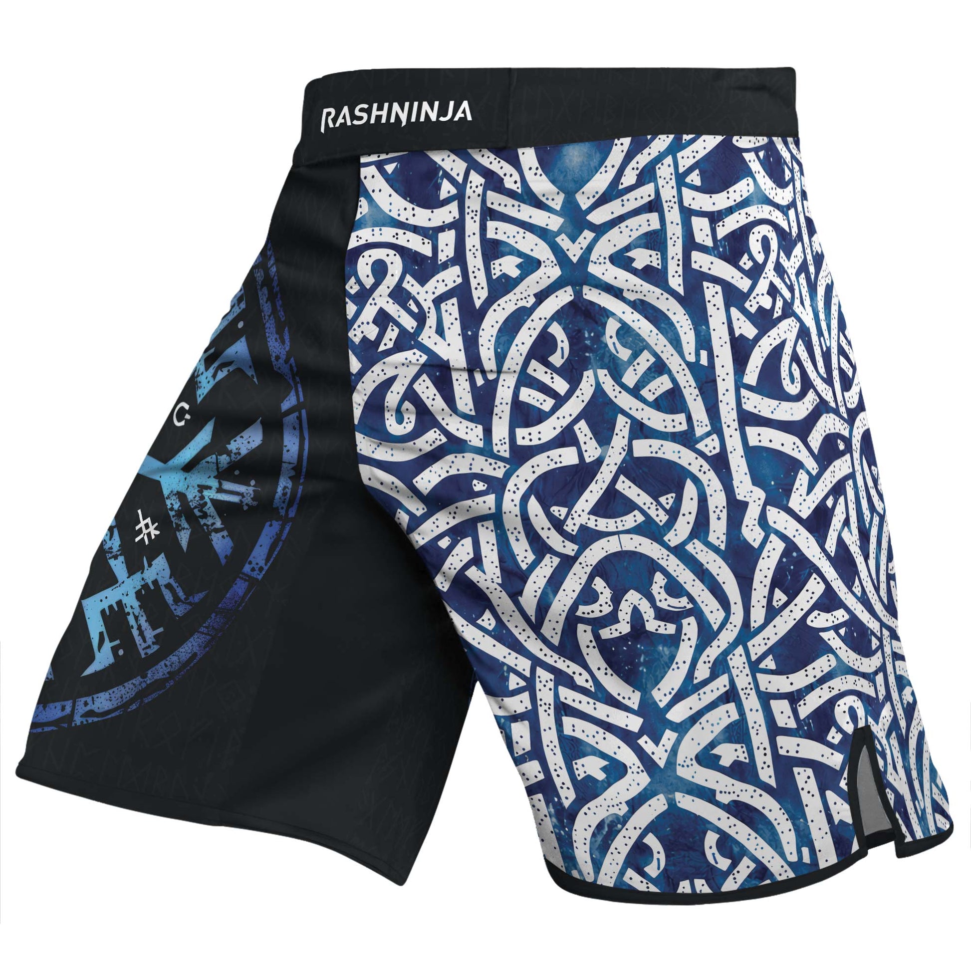 Rashninja Viking Helm of Awe Men's Fight Shorts