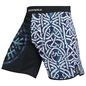 Rashninja Viking Helm of Awe Men's Fight Shorts