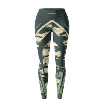 Rashninja Digital Green Camouflage Women's Leggings