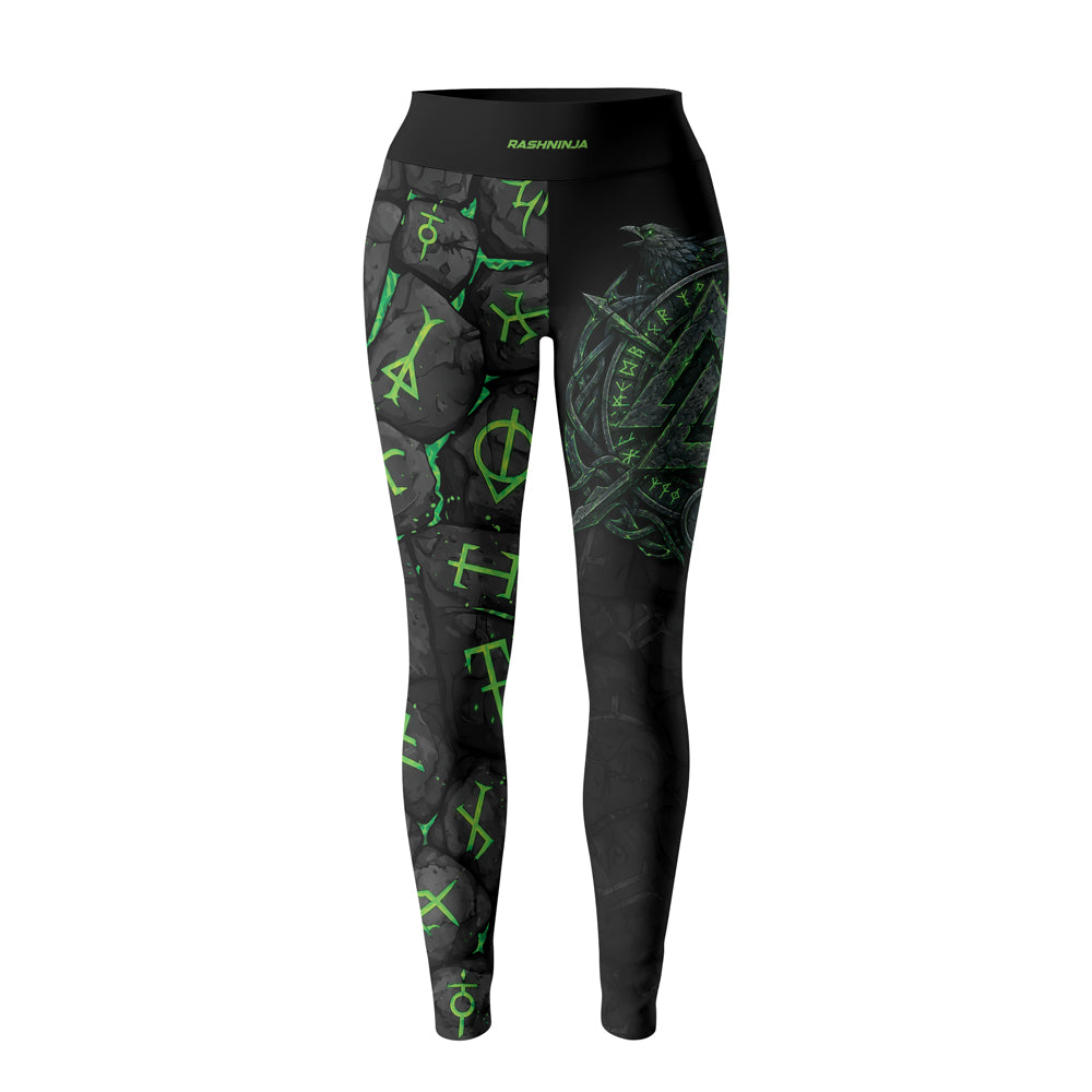 Rashninja Viking Raven Vegvisir Women's Leggings