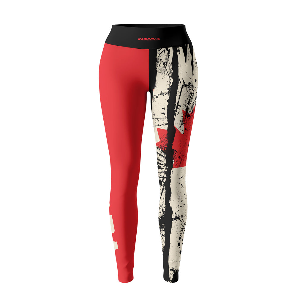 Rashninja Patriot Canada Flag Women's Leggings