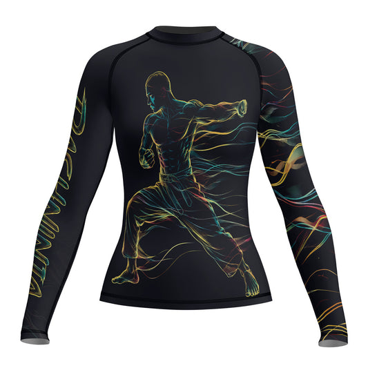 Rashninja Cyber Energy Fighter Women's Long Sleeve Rash Guard