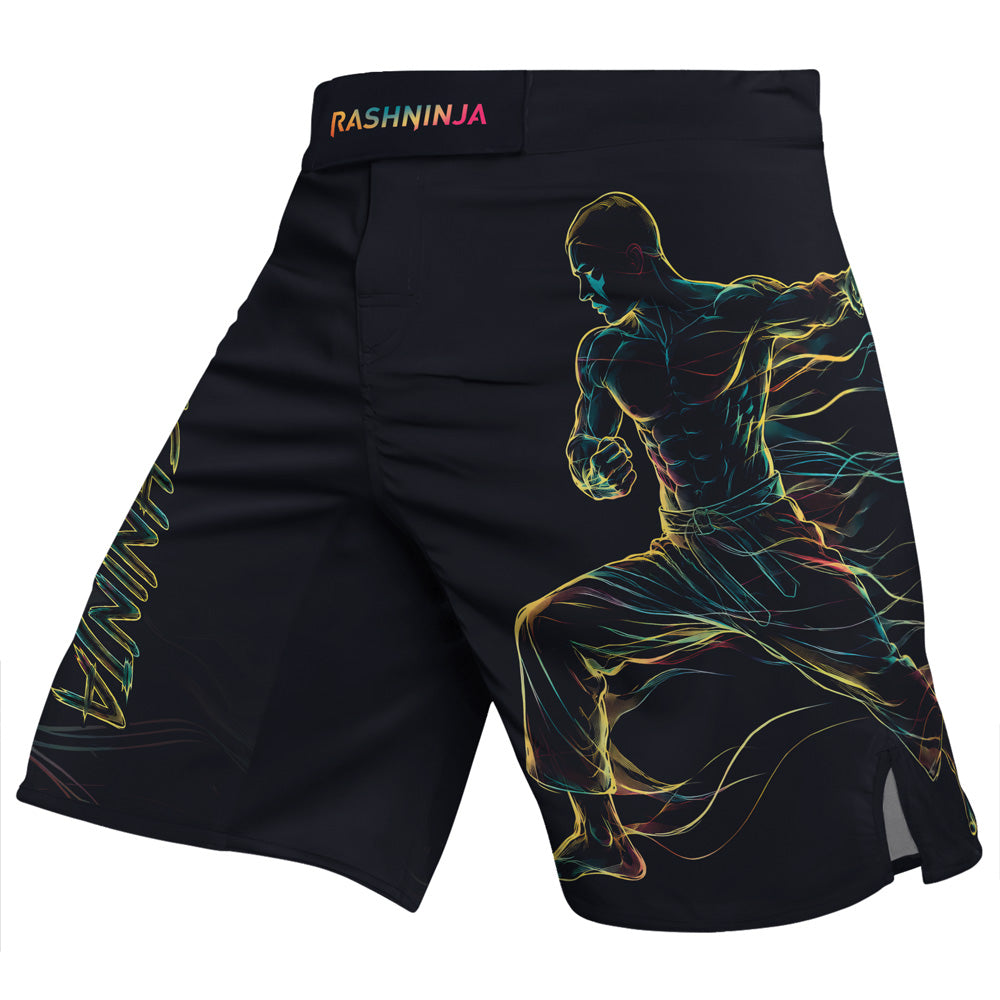 Rashninja Cyber Energy Fighter Men's Fight Shorts