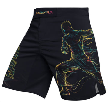 Rashninja Cyber Energy Fighter Men's Fight Shorts