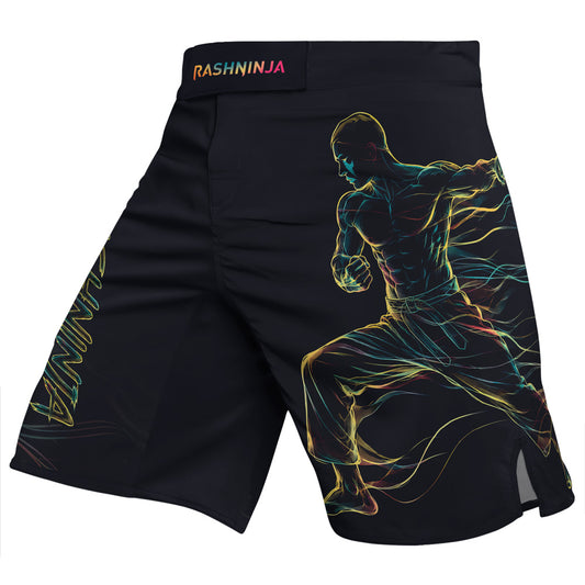 Rashninja Cyber Energy Fighter Men's Fight Shorts