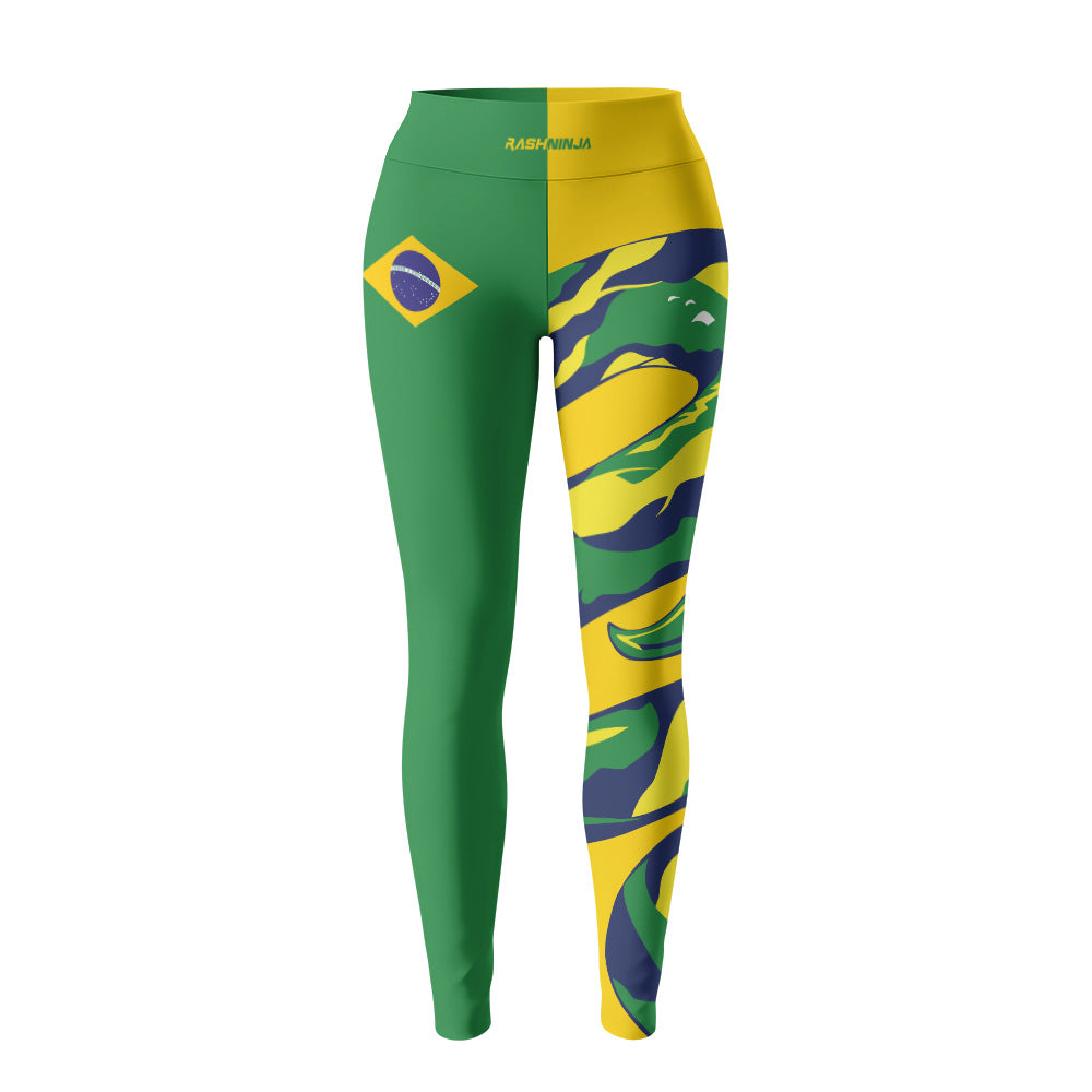 Rashninja Patriot Brazil Flag Women's Leggings