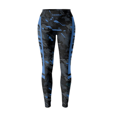 Rashninja Blue Triangle Women's Leggings