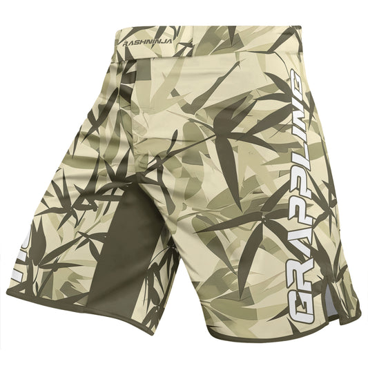 Rashninja Bamboo Camouflage Men's Fight Shorts