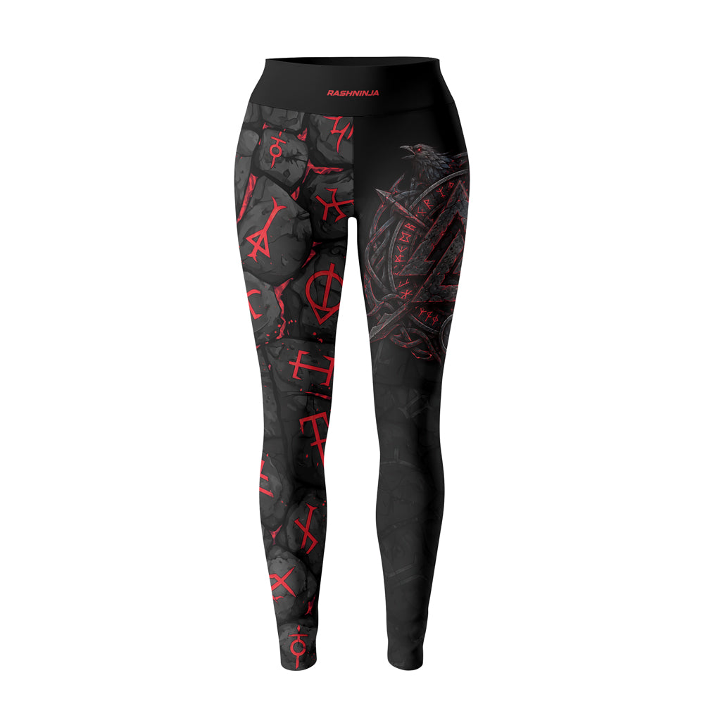 Rashninja Viking Raven Vegvisir Women's Leggings