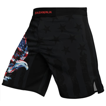 Rashninja American Eagle Patriot Men's Fight Shorts