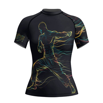 Rashninja Cyber Energy Fighter Women's Short Sleeve Rash Guard