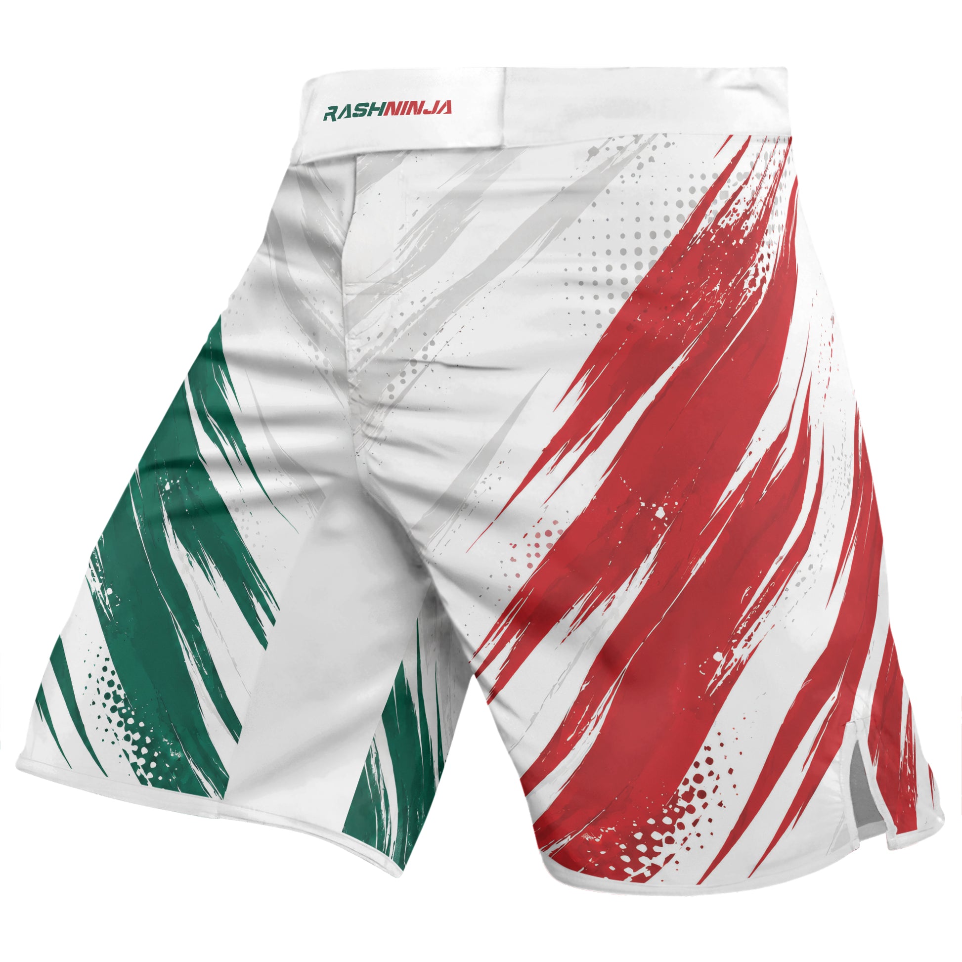 Rashninja Patriot Mexico Flag Men's Fight Shorts