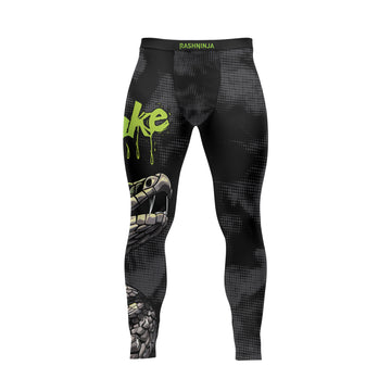 Rashninja Green Viper Snake Men's Spats