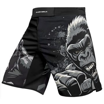Rashninja Gorilla Wild Monarch Men's Fight Shorts