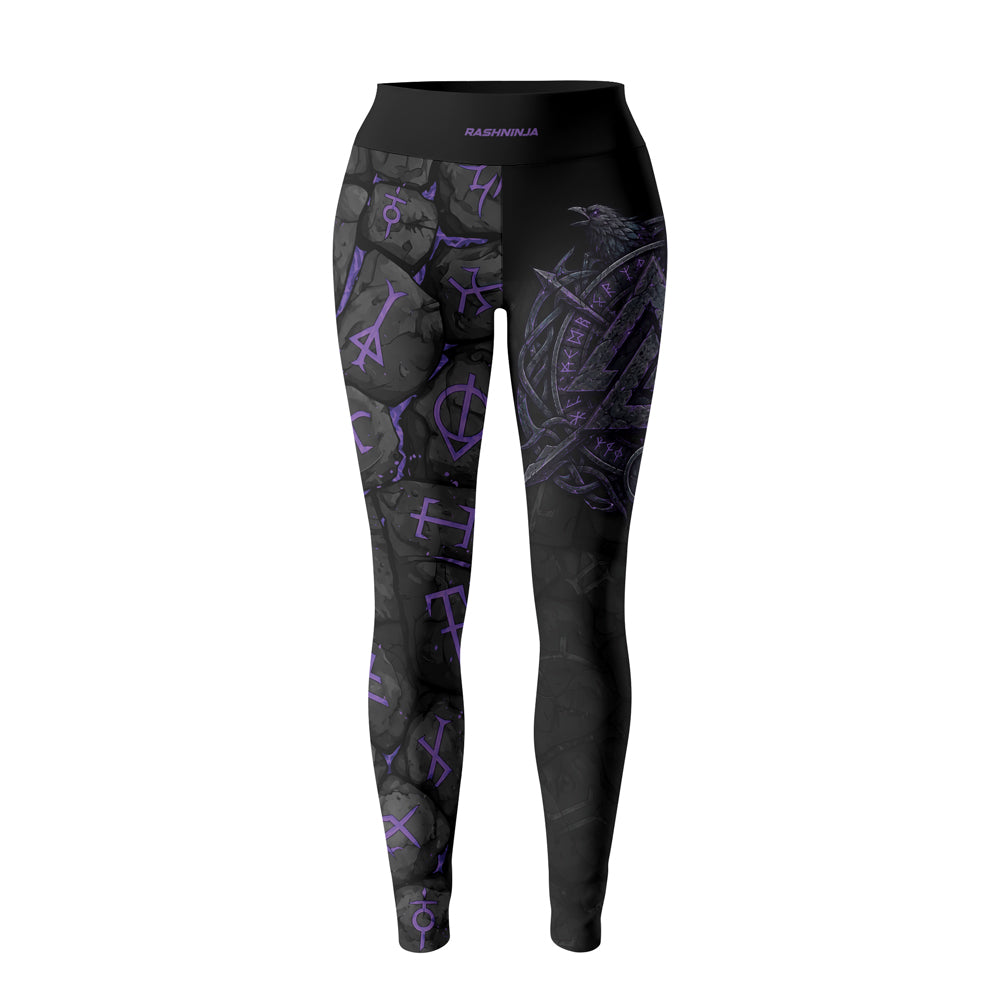 Rashninja Viking Raven Vegvisir Women's Leggings