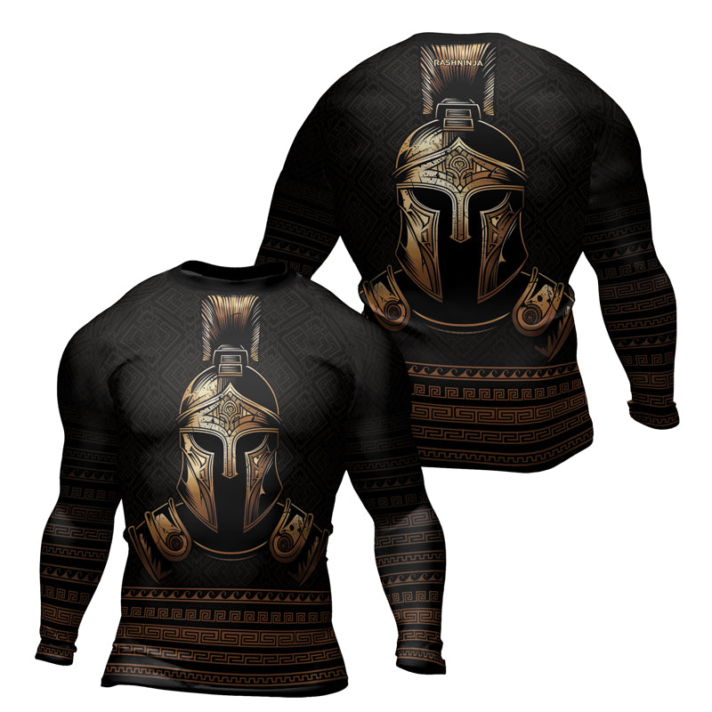 Rashninja Spartan Warrior Forge Men's Long Sleeve Rash Guard