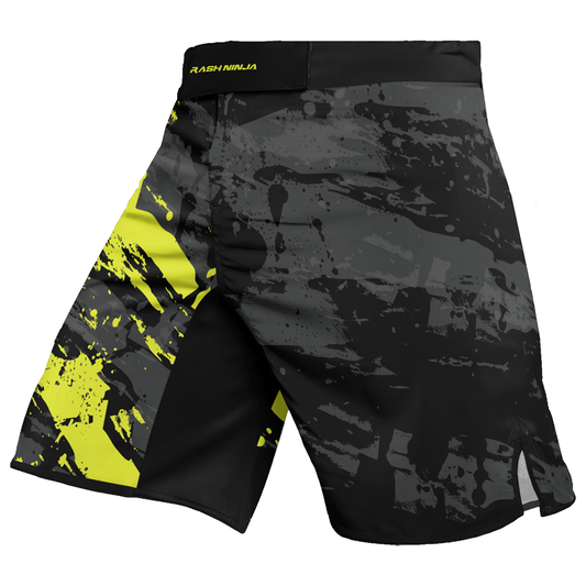 Rashninja Paint Streak Camouflage Men's Fight Shorts