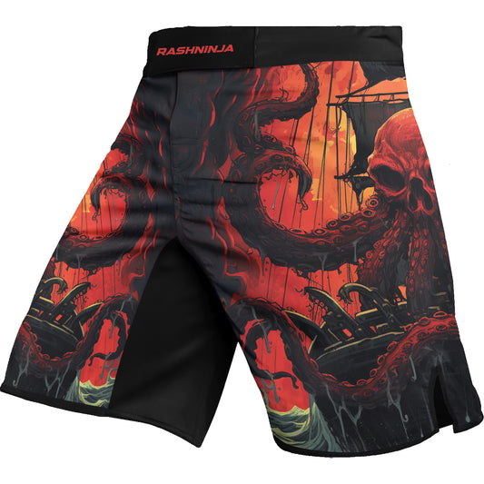 Rashninja Octopus Havoc Men's Fight Shorts