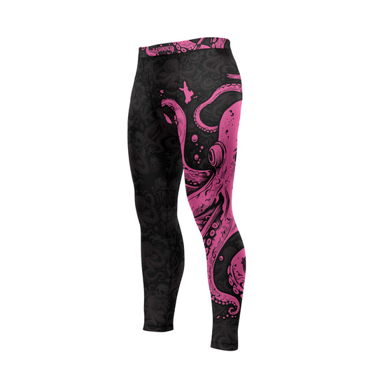 Rashninja Octopus Pink Men's Spats