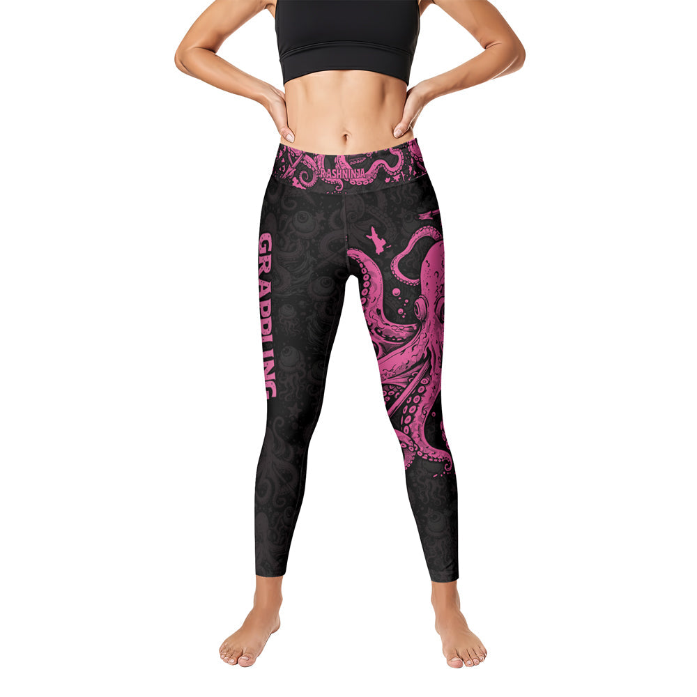 Rashninja Octopus Pink Women's Leggings
