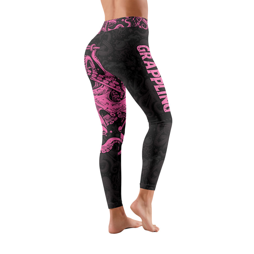 Rashninja Octopus Pink Women's Leggings