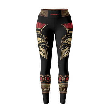 Rashninja Golden Spartan Warrior Women's Leggings