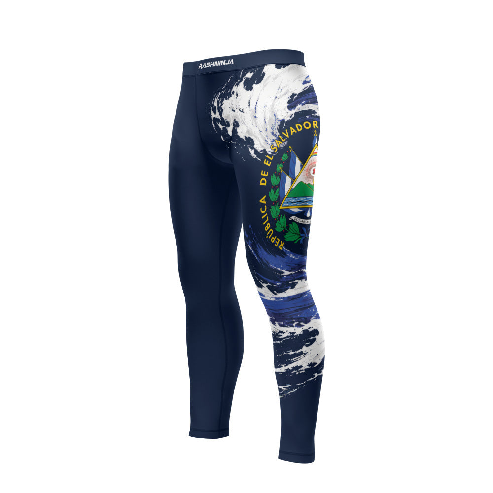 Rashninja Patriot El Salvador Flag Men's Spats