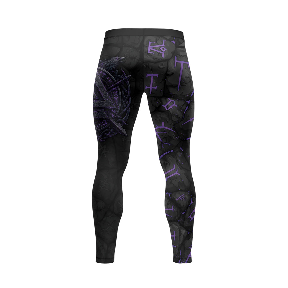 Rashninja Viking Raven Vegvisir Men's Spats