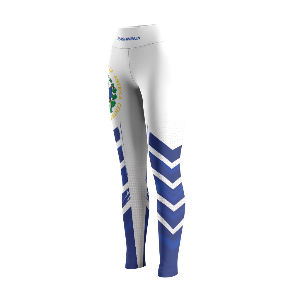 Rashninja Patriot El Salvador Flag Women's Leggings