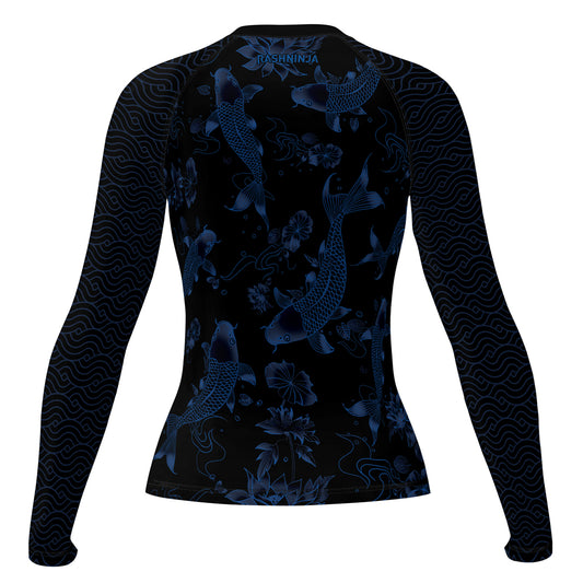 Rashninja Samurai Koi Valor Women's Long Sleeve Rash Guard