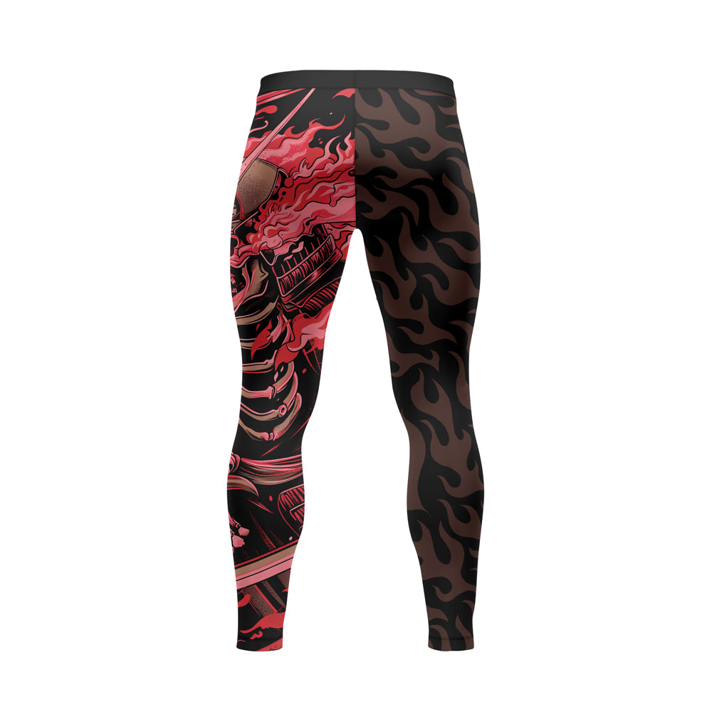 Rashninja Samurai Skull Flame Men's Spats