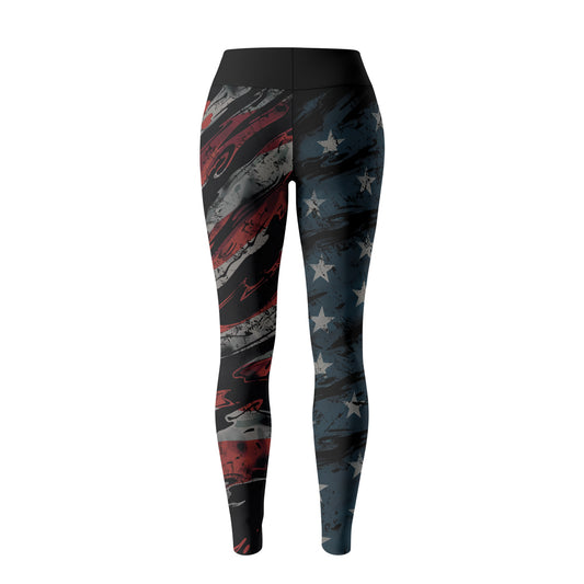 Rashninja Patriot Skull Bandana Women's Leggings