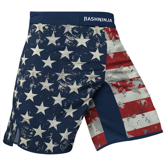 Rashninja Freedom Flag Men's Fight Shorts