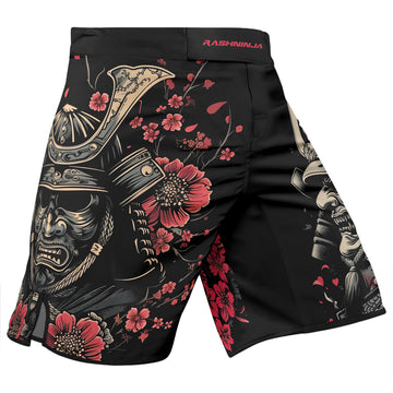 Rashninja Samurai Golden Mask Men's Fight Shorts