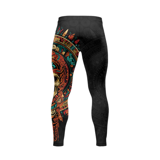 Rashninja Aztec Tribal Skull Men's Spats