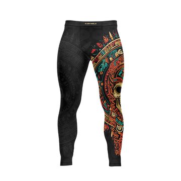Rashninja Aztec Tribal Skull Men's Spats
