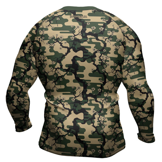 Rashninja Camouflage Jungle Phantom Men's Long Sleeve Rash Guard