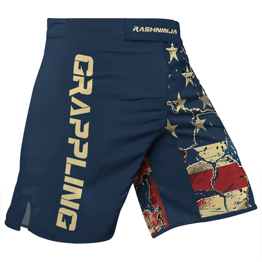 Rashninja Patriot Stars Men's Fight Shorts